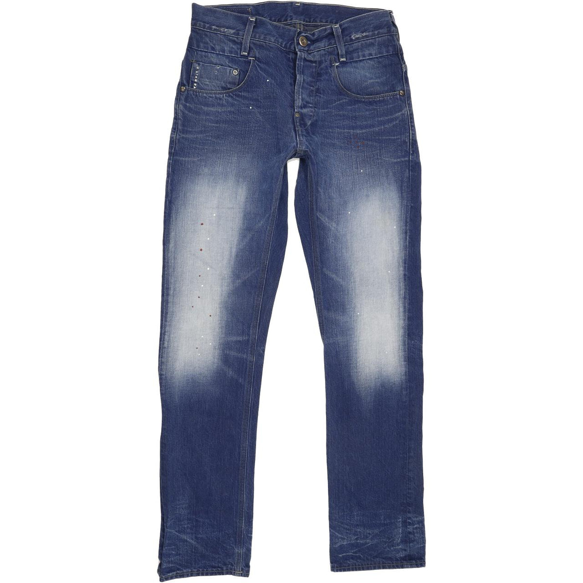 G-Star Men Blue Straight Regular Jeans W28 L31