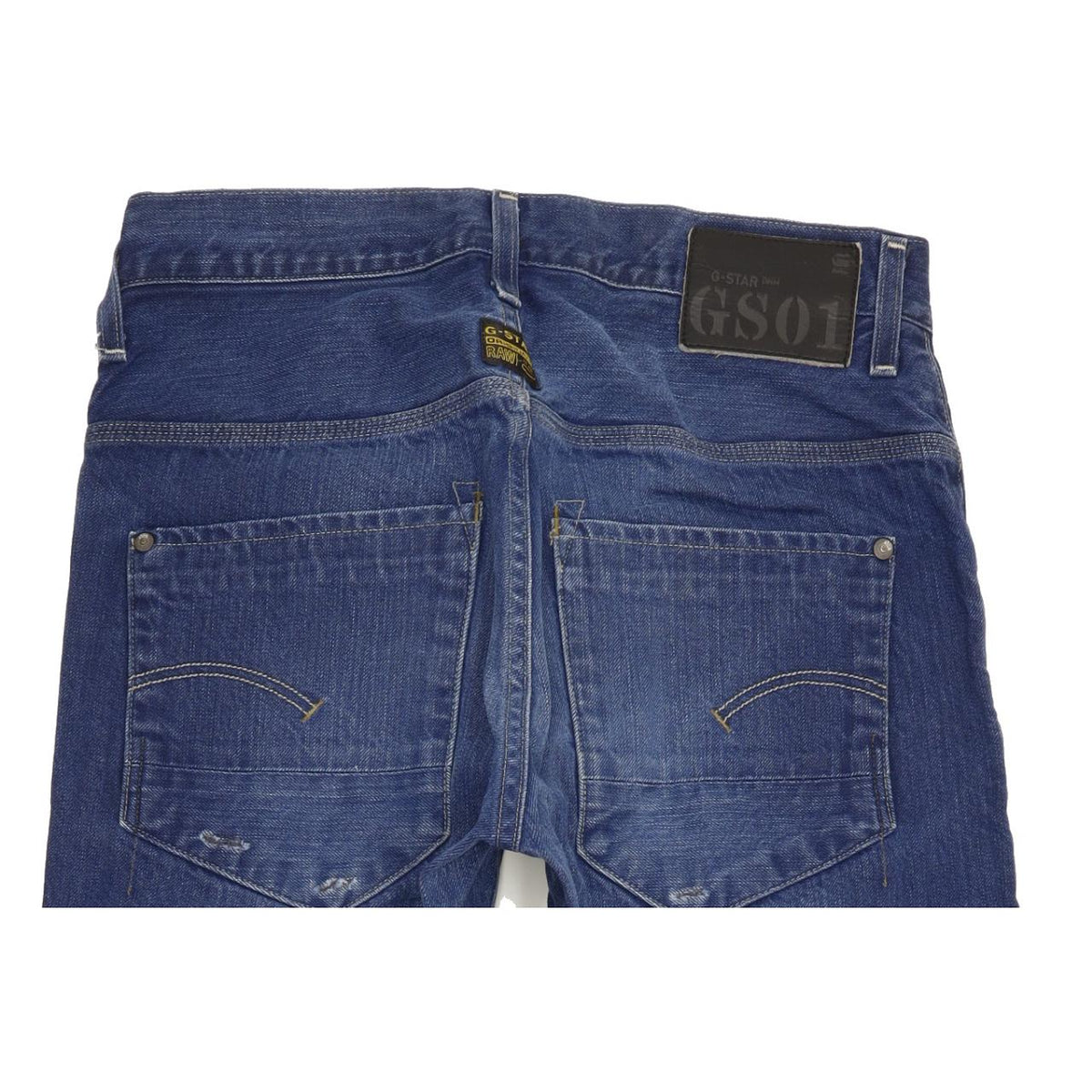 G-Star Men Blue Straight Regular Jeans W28 L31