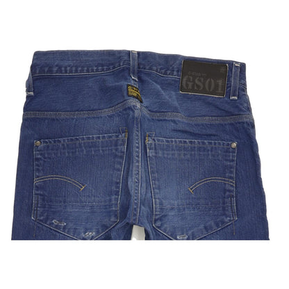 G-Star Men Blue Straight Regular Jeans W28 L31