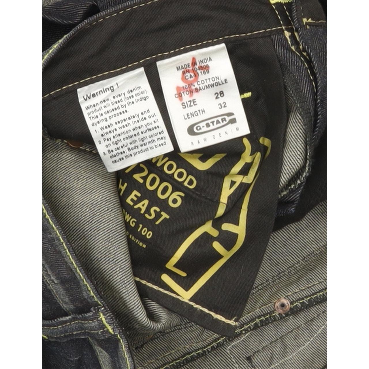 G-Star Elwood Embro Narrow Women Blue Straight Slim Jeans W28 L32
