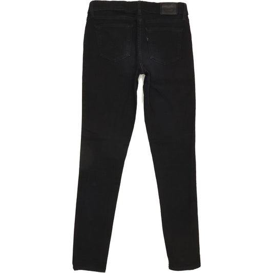 Levi's 711 Women Black Skinny Regular Stretch Jeans W28 L30