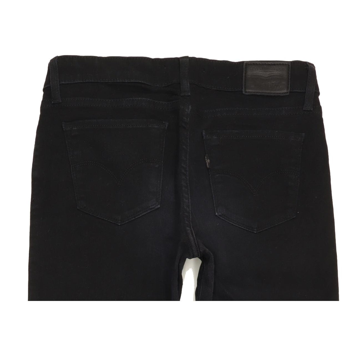 Levi's 711 Women Black Skinny Regular Stretch Jeans W28 L30