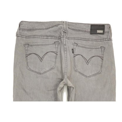 Levi's Demi Curve Women Grey Skinny Slim Stretch Jeans W28 L31