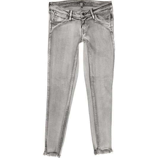 Levi's Line 8 Women Grey Skinny Slim Stretch Jeans W26 L28
