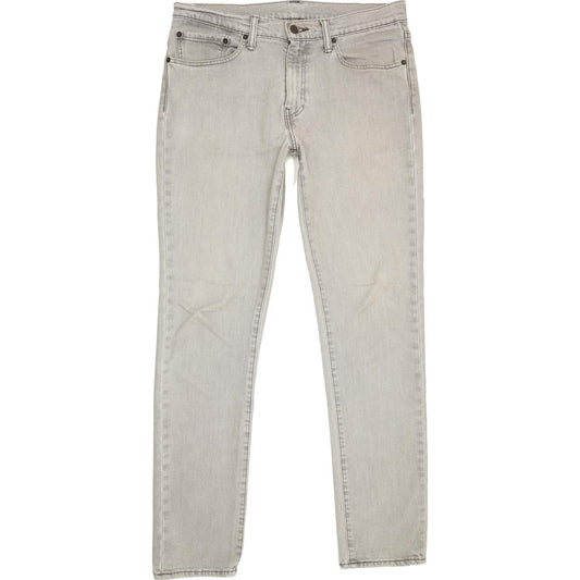 Levi's 511 Men Grey Straight Slim Jeans W33 L33