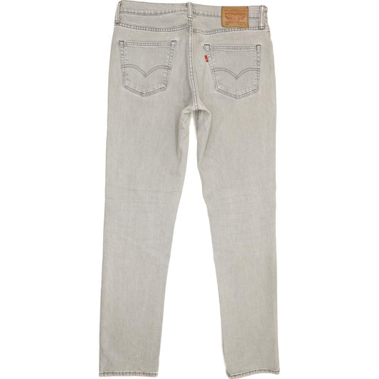 Levi's 511 Men Grey Straight Slim Jeans W33 L33
