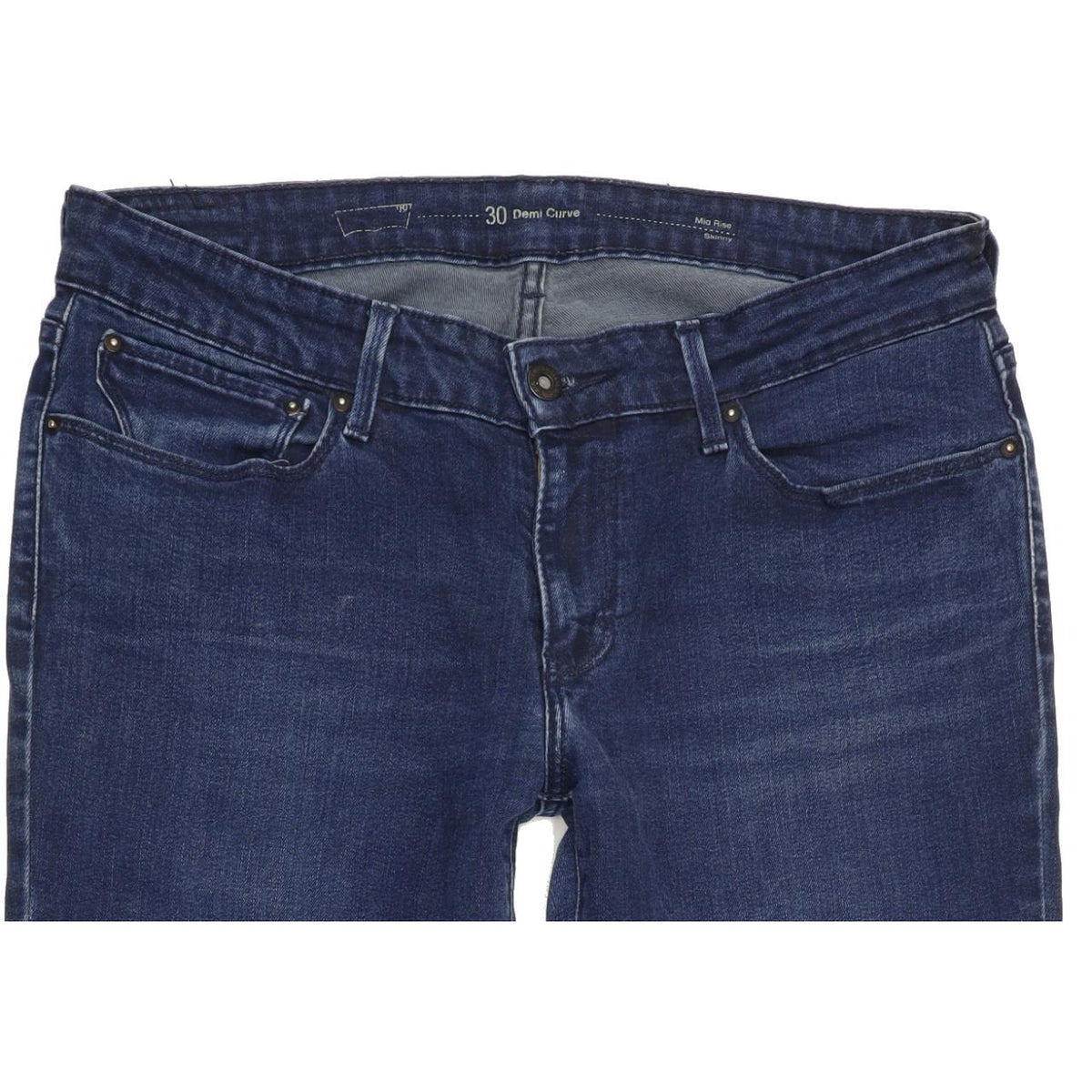Levi's Demi Curve Women Blue Skinny Regular Stretch Jeans W31 L33