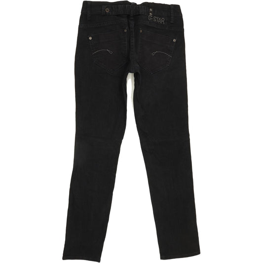 G-Star Midge Women Black Skinny Slim Stretch Jeans W27 L28