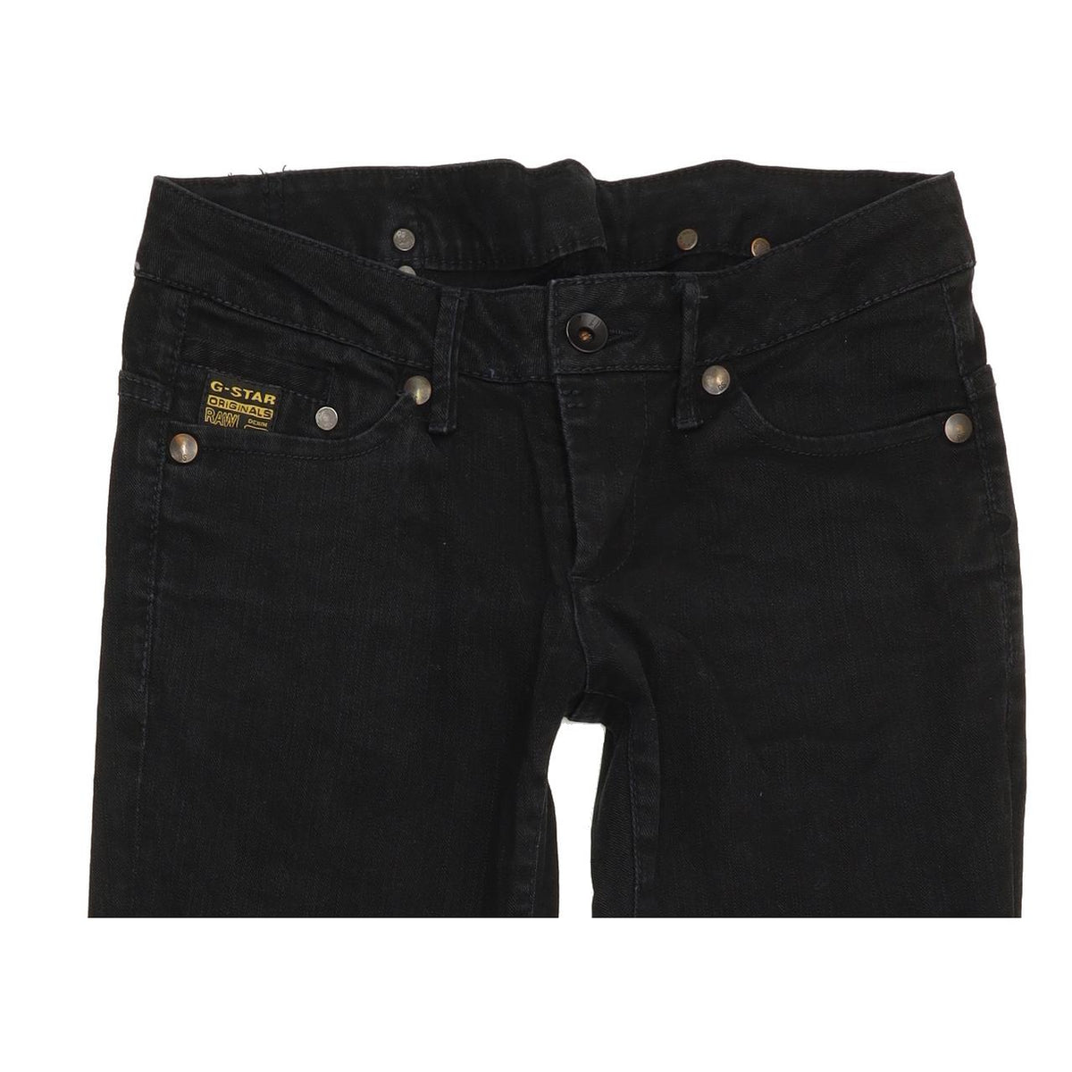 G-Star Midge Women Black Skinny Slim Stretch Jeans W27 L28
