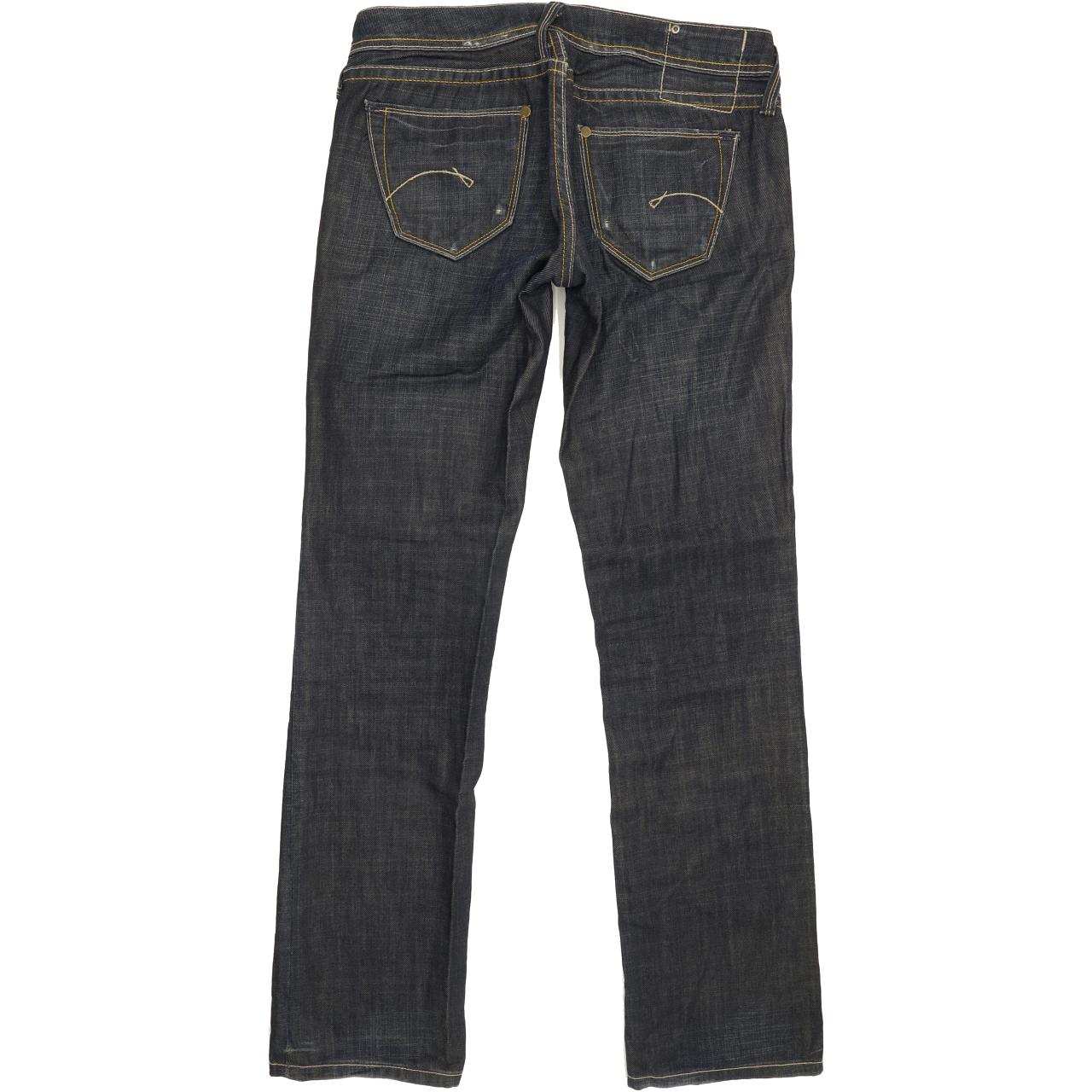 G-Star Core Women Blue Straight Slim Jeans W27 L30