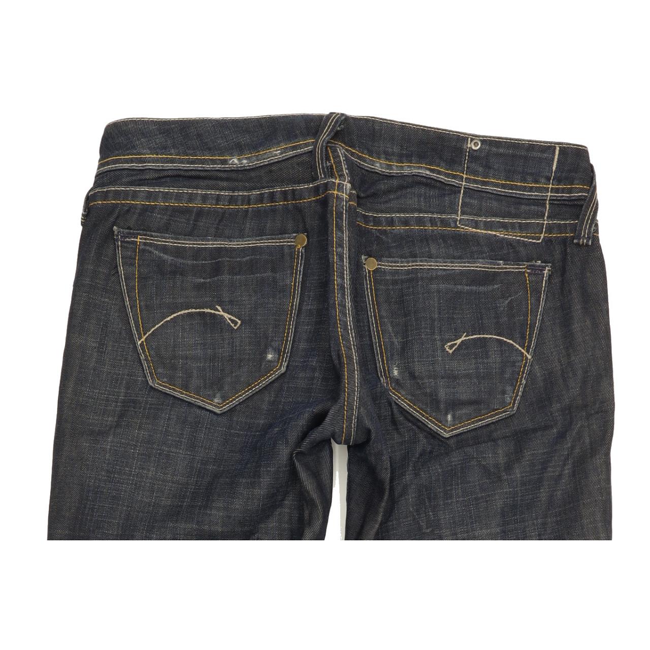 G-Star Core Women Blue Straight Slim Jeans W27 L30