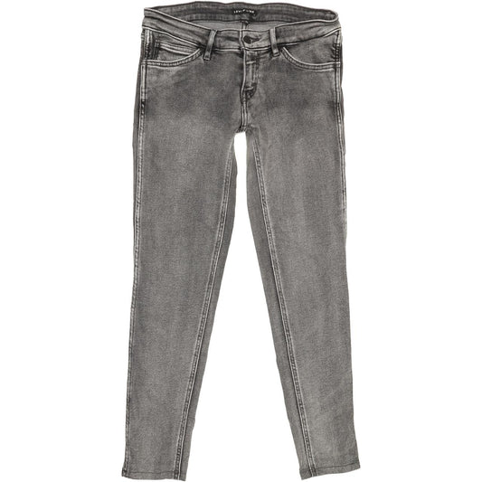 Levi's Line 8 Men Grey Skinny Slim Stretch Jeans W27 L27