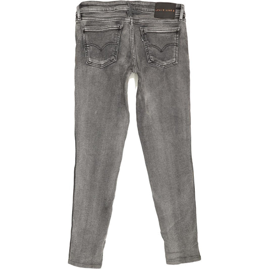 Levi's Line 8 Men Grey Skinny Slim Stretch Jeans W27 L27