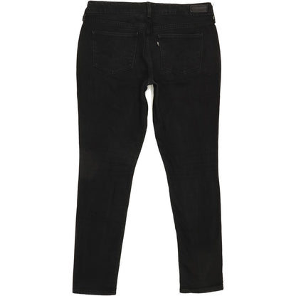 Levi's Slight Curve Women Black Skinny Slim Stretch Jeans W29 L28