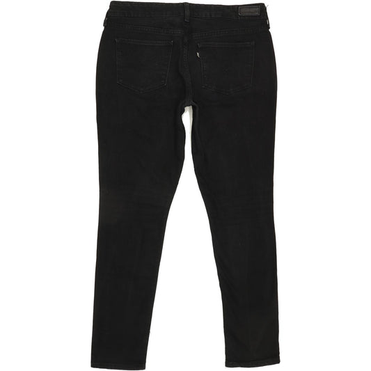 Levi's Slight Curve Women Black Skinny Slim Stretch Jeans W29 L28