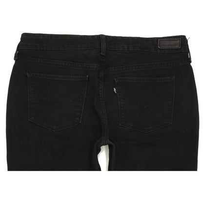 Levi's Slight Curve Women Black Skinny Slim Stretch Jeans W29 L28