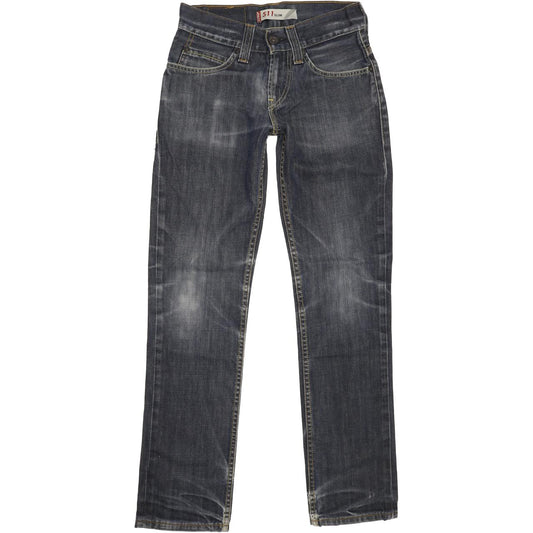 Levi's 511 Men Blue Straight Slim Jeans W28 L31