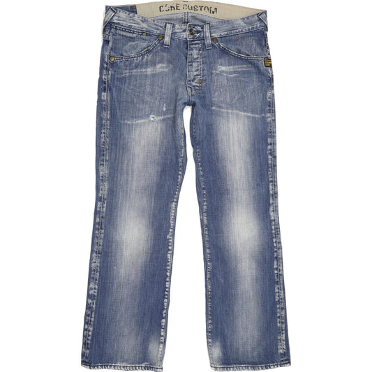 G-Star S.C. Core Custom Men Blue Straight Regular Jeans W34 L30