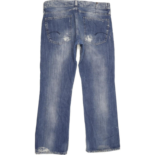 G-Star S.C. Core Custom Men Blue Straight Regular Jeans W34 L30