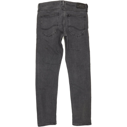 Lee Luke Men Charcoal Skinny Slim Stretch Jeans W31 L29