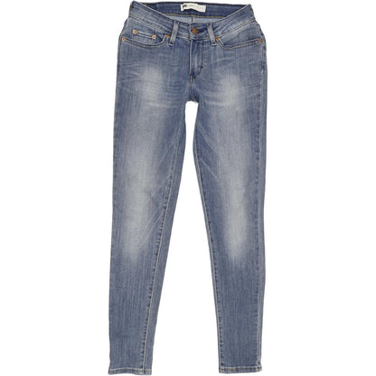 Levi's Women Blue Skinny Slim Stretch Leggings W27 L29