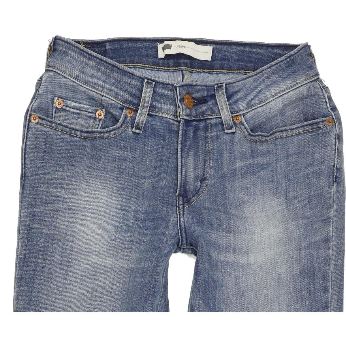 Levi's Women Blue Skinny Slim Stretch Leggings W27 L29