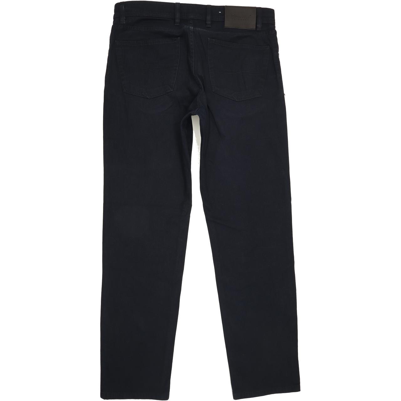 Pioneer Workwear Men Navy Straight Regular Stretch Jeans W35 L32