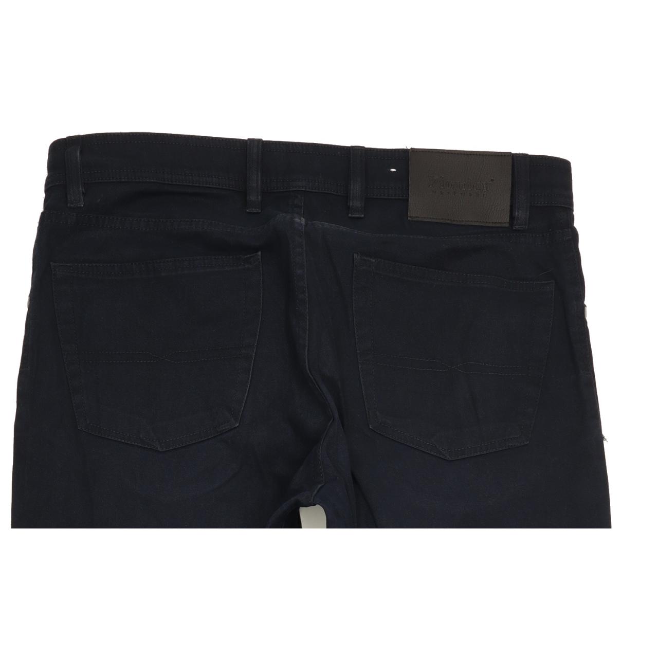 Pioneer Workwear Men Navy Straight Regular Stretch Jeans W35 L32