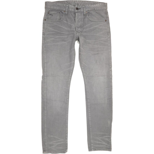 G-Star 3301 Men Grey Tapered Regular Jeans W33 L31