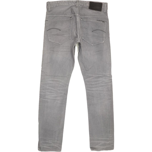 G-Star 3301 Men Grey Tapered Regular Jeans W33 L31
