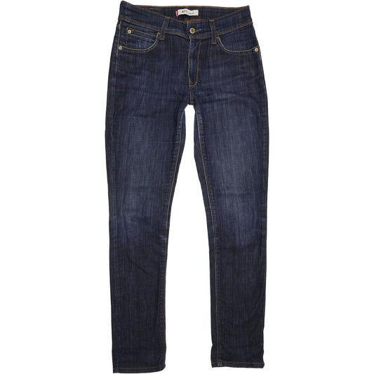 Levi's 471 Women Blue Straight Slim Stretch Jeans W30 L31