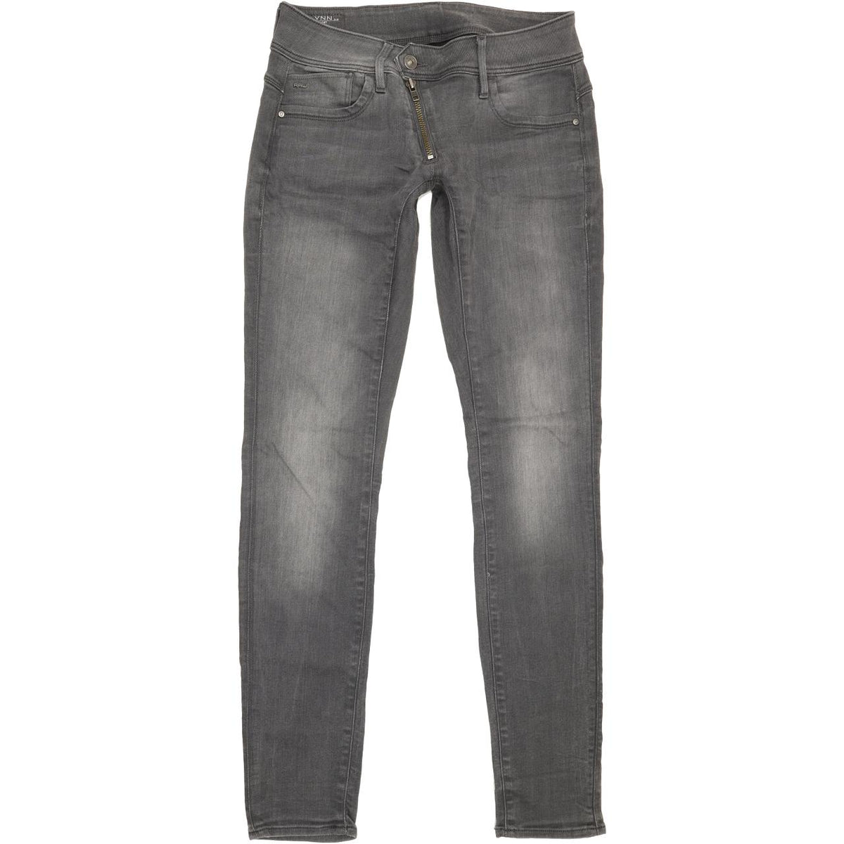 G-Star Lynn Women Grey Skinny Slim Stretch Jeans W27 L33