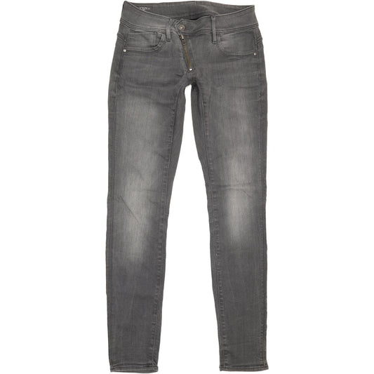 G-Star Lynn Women Grey Skinny Slim Stretch Jeans W27 L33