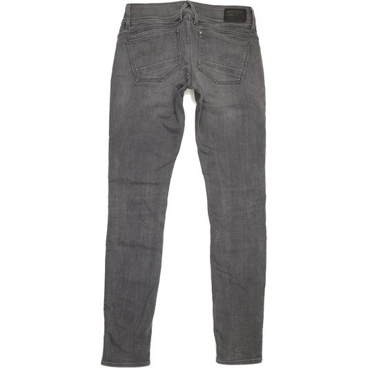 G-Star Lynn Women Grey Skinny Slim Stretch Jeans W27 L33