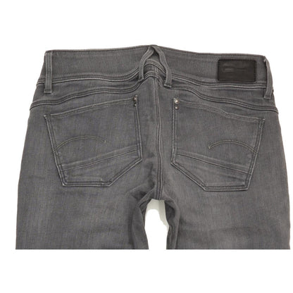 G-Star Lynn Women Grey Skinny Slim Stretch Jeans W27 L33