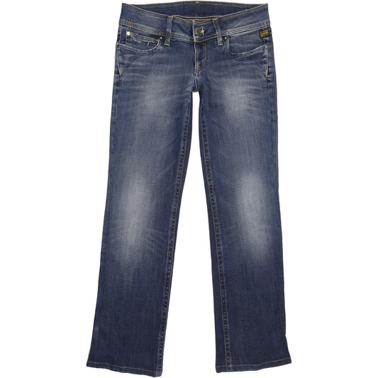 G-Star Ford Women Blue Straight Loose Stretch Jeans W29 L32