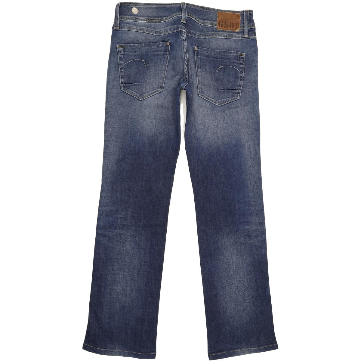 G-Star Ford Women Blue Straight Loose Stretch Jeans W29 L32