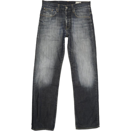 G-Star 3301 Men Blue Straight Loose Jeans W32 L33