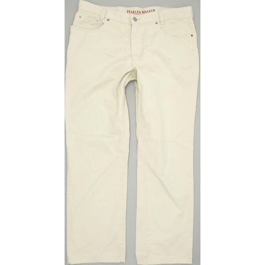 Joker Harlem Walker Men Beige Straight Regular Jeans W38 L31