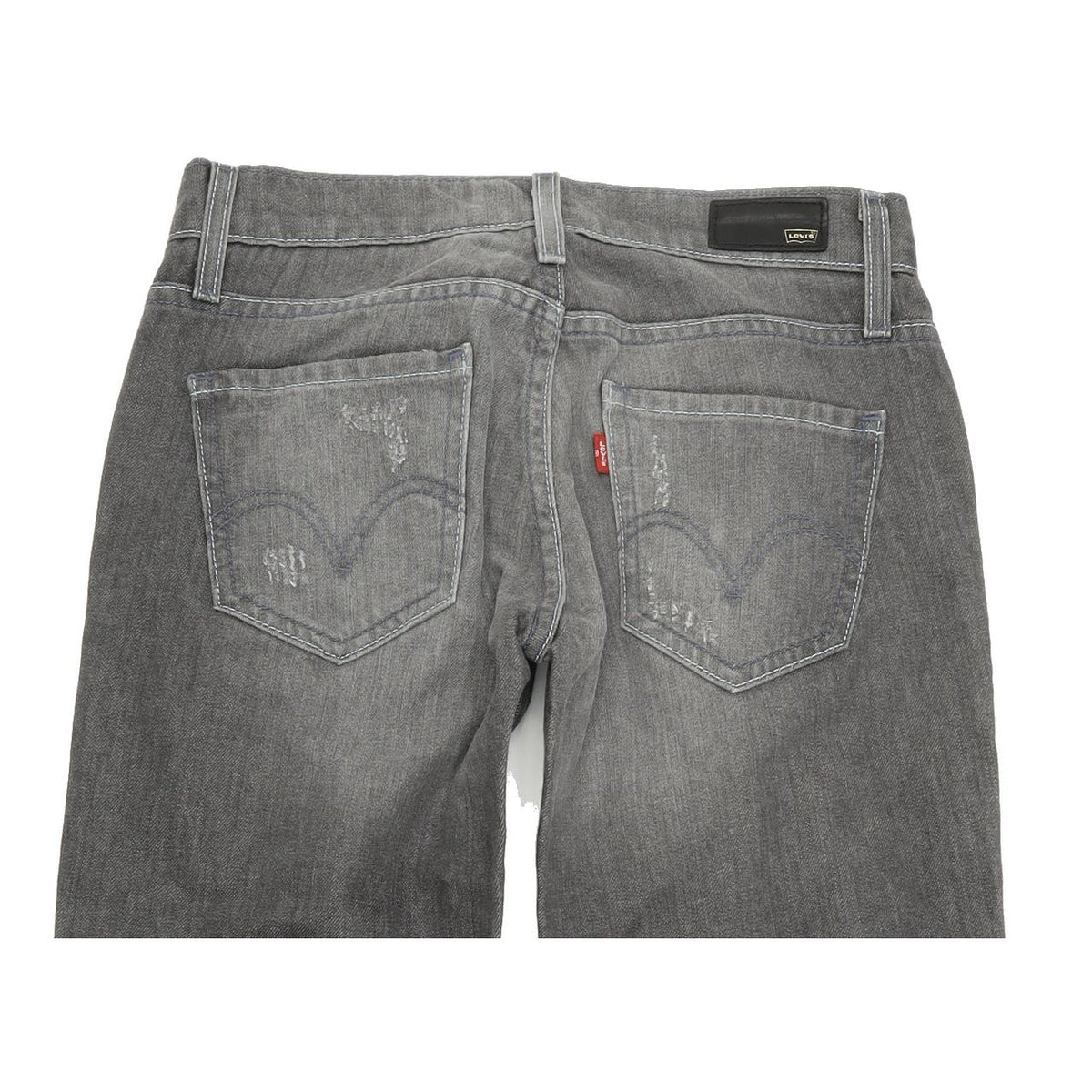 Levi's Women Grey Straight Regular Jeans W28 L30