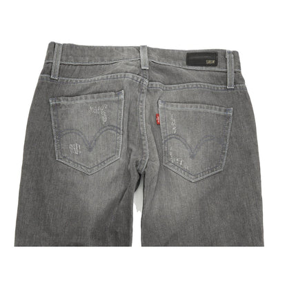 Levi's Women Grey Straight Regular Jeans W28 L30