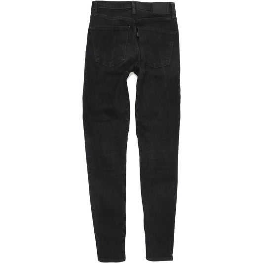 Levi's Mile High Super Women Black Skinny Slim Stretch Jeans W27 L30