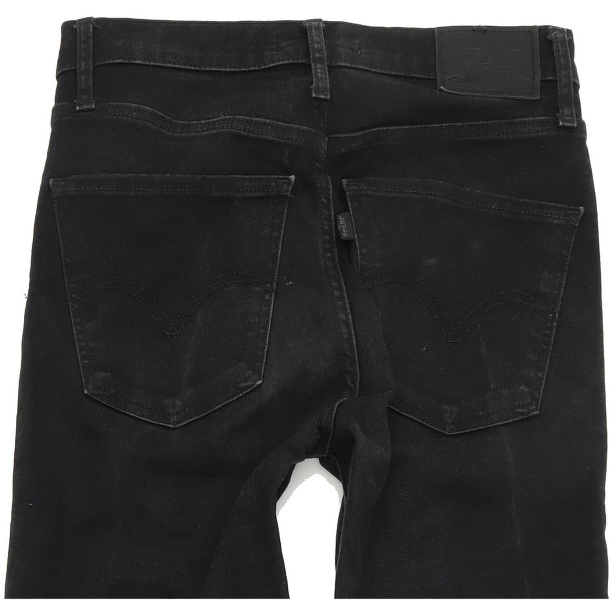 Levi's Mile High Super Women Black Skinny Slim Stretch Jeans W27 L30