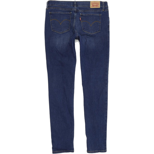 Levi's 711 Women Blue Skinny Slim Stretch Jeans W30 L30