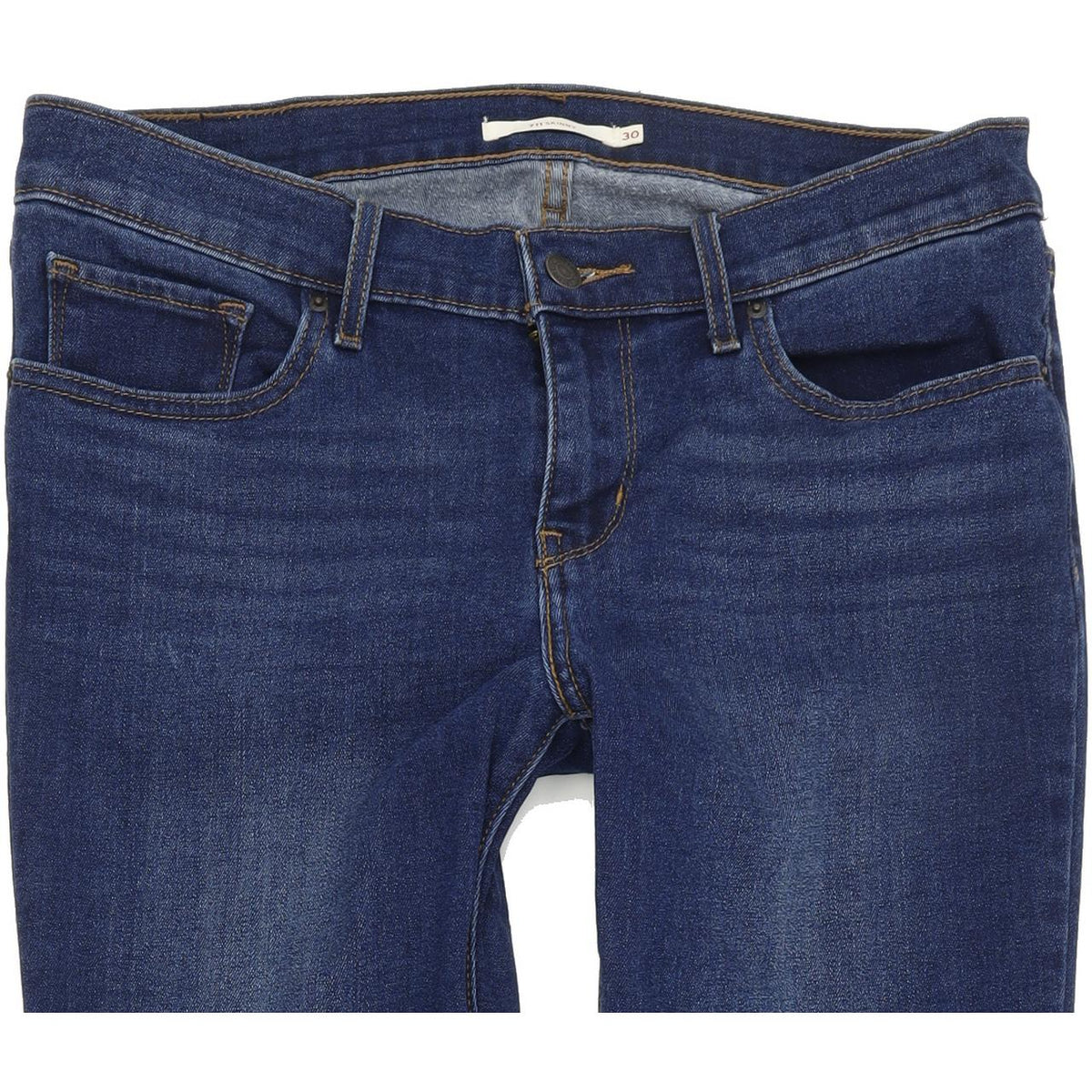 Levi's 711 Women Blue Skinny Slim Stretch Jeans W30 L30