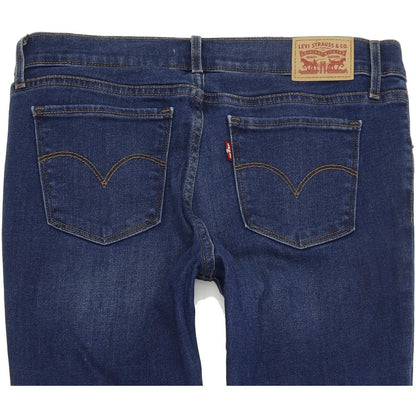 Levi's 711 Women Blue Skinny Slim Stretch Jeans W30 L30