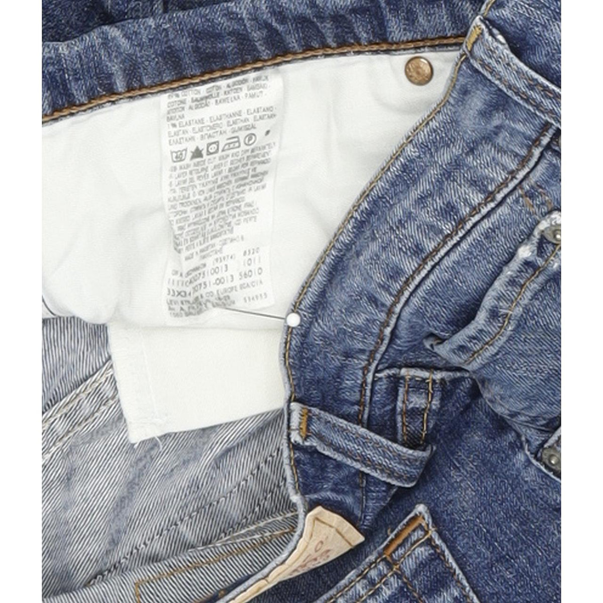 Levi's 751 Men Blue Straight Regular Stretch Jeans W33 L30