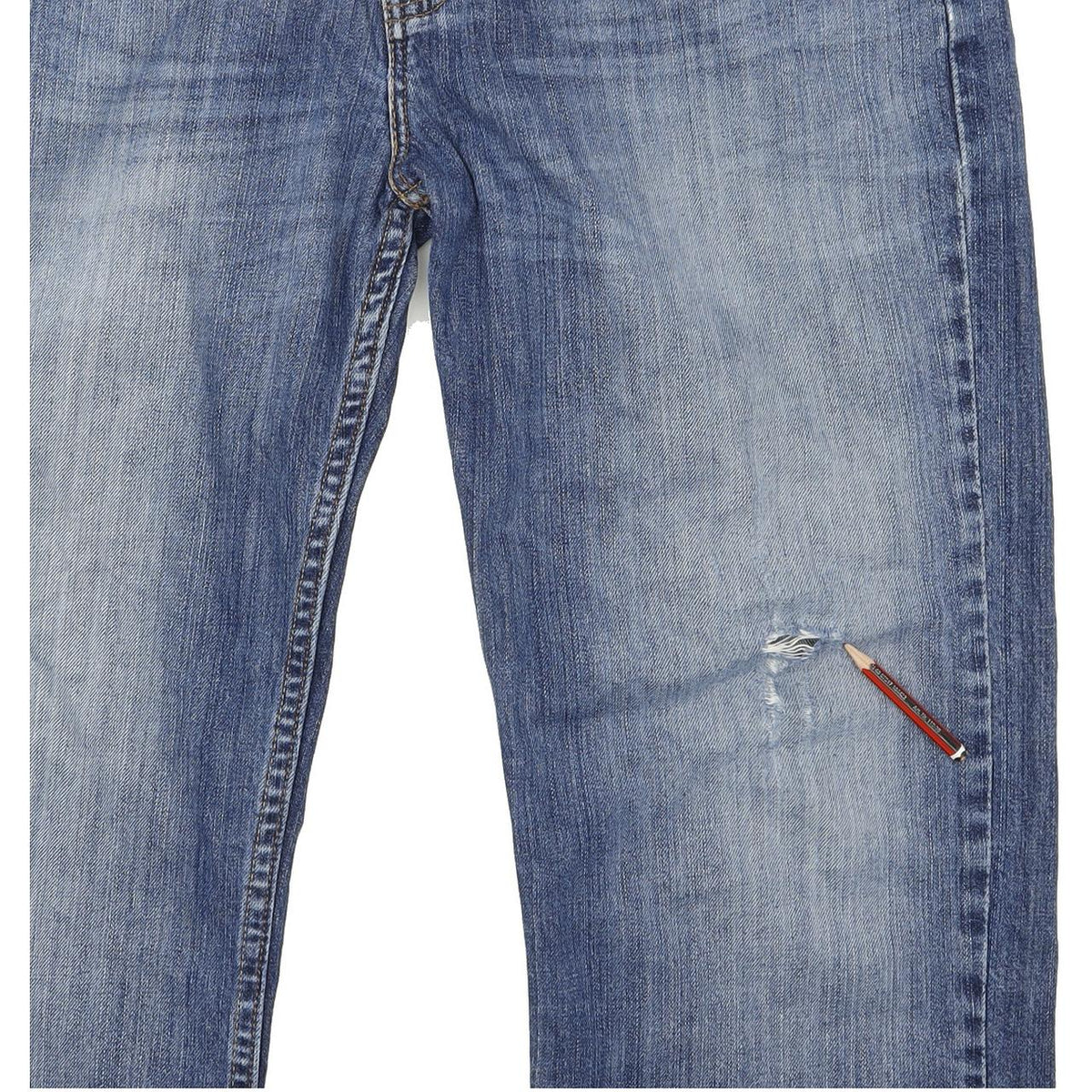 Levi's 751 Men Blue Straight Regular Stretch Jeans W33 L30