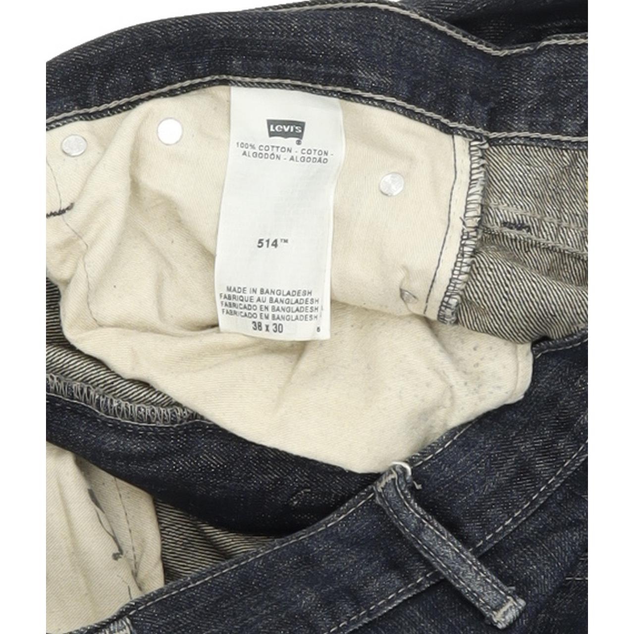 Levi's 514 Men Blue Straight Slim Jeans W38 L30