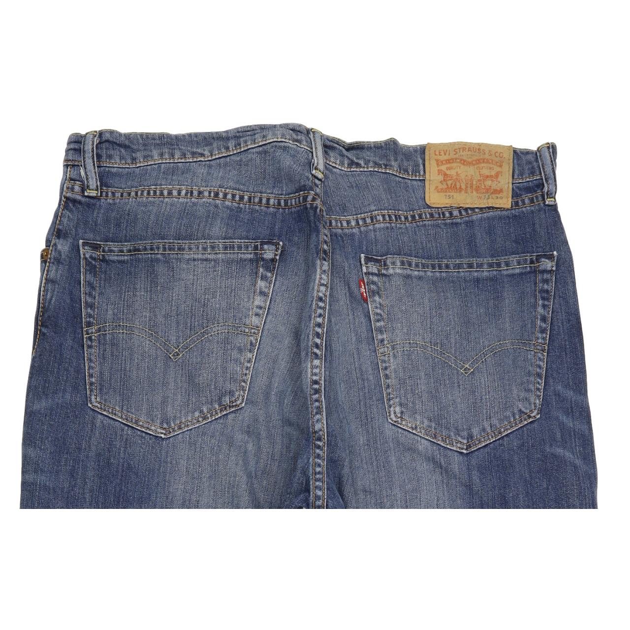 Levi's 751 Men Blue Straight Regular Jeans W36 L29